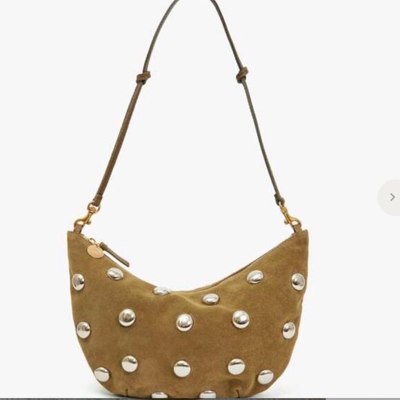 Clare V. Lune bag Oat Suede. Like new - Picture 4 of 9